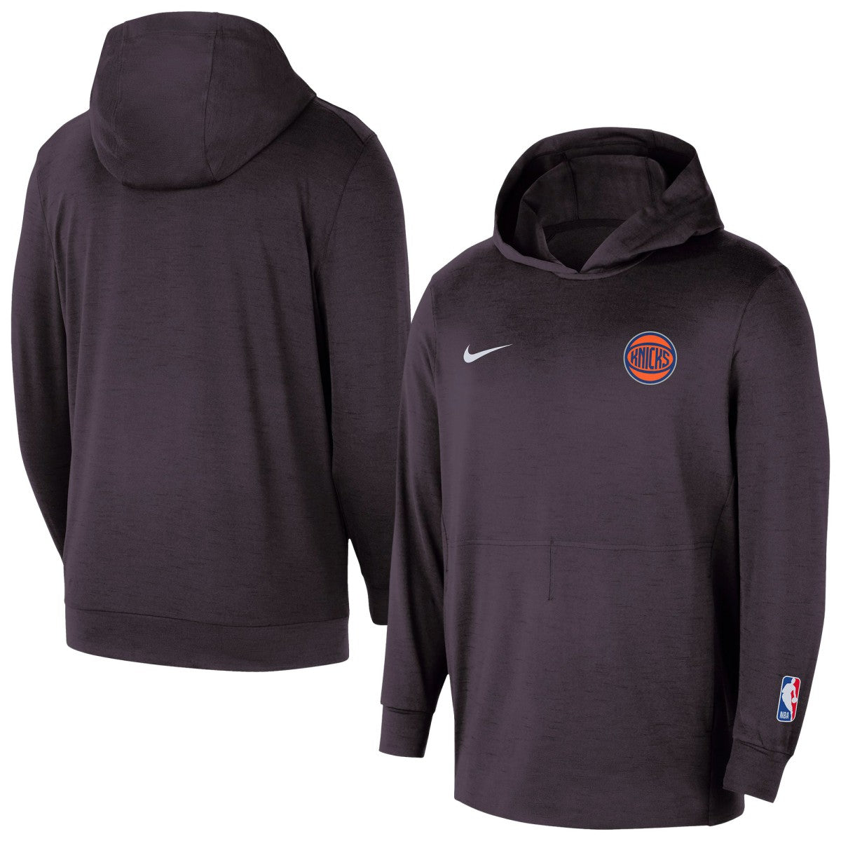 Nike New York Knicks Authentic Practice Yoga Restore Dri-Fit Pullover Hoodie Black