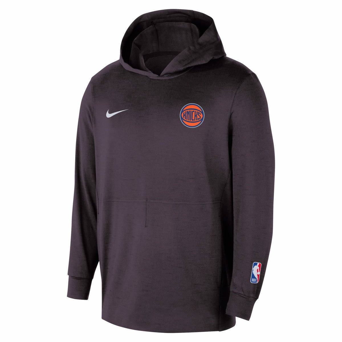 Nike New York Knicks Authentic Practice Yoga Restore Dri-Fit Pullover Hoodie Black