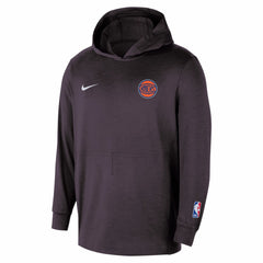 Nike New York Knicks Authentic Practice Yoga Restore Dri-Fit Pullover Hoodie Black