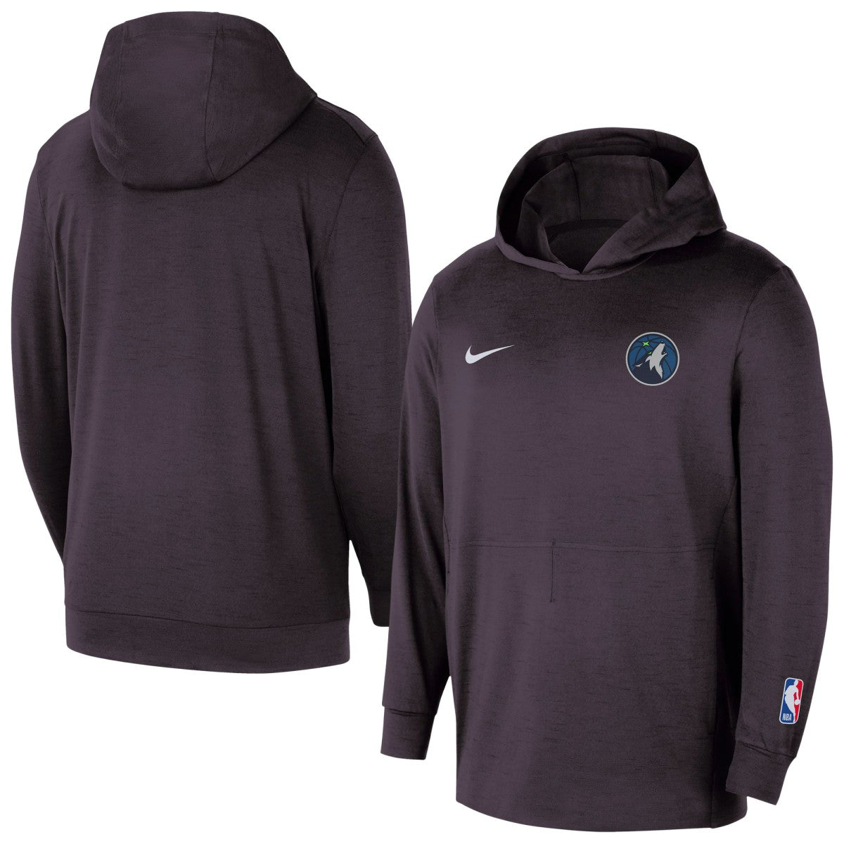 Nike Minnesota Timberwolves Authentic Practice Yoga Restore Dri-Fit Pullover Hoodie Black