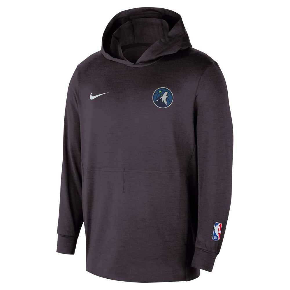 Nike Minnesota Timberwolves Authentic Practice Yoga Restore Dri-Fit Pullover Hoodie Black