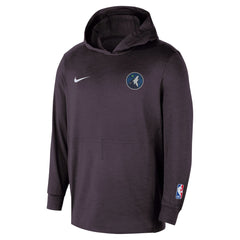 Nike Minnesota Timberwolves Authentic Practice Yoga Restore Dri-Fit Pullover Hoodie Black