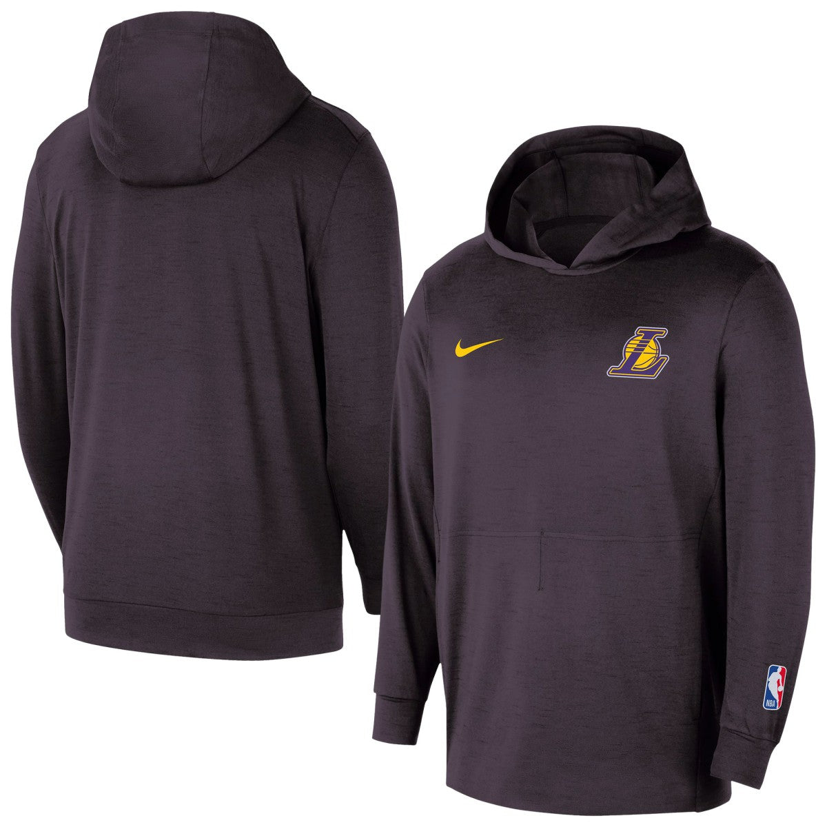 Nike Los Angeles Lakers Authentic Practice Yoga Restore Dri-Fit Pullover Hoodie Black