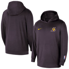Nike Los Angeles Lakers Authentic Practice Yoga Restore Dri-Fit Pullover Hoodie Black