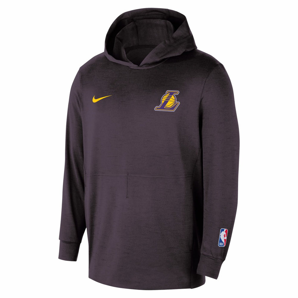 Nike Los Angeles Lakers Authentic Practice Yoga Restore Dri-Fit Pullover Hoodie Black