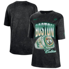 Nike Boston Celtics Women's Courtside Original Content Vintage Washed Boyfriend T-Shirt Black