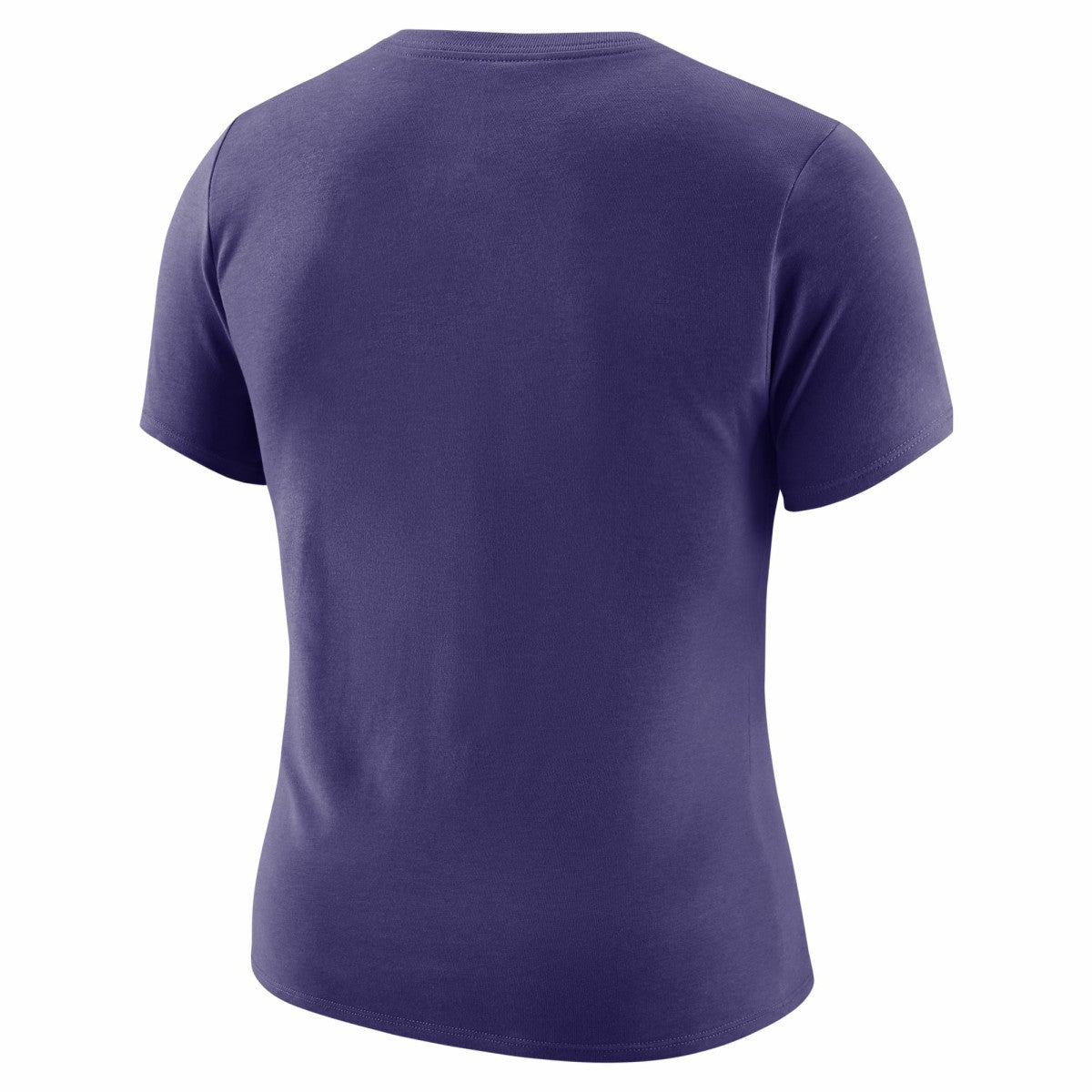 Nike Phoenix Suns Women's Courtside Modest Cropped Tri-Blend T-Shirt Purple