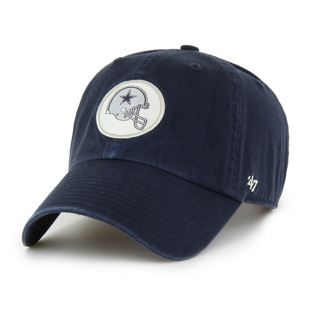 Dallas Cowboys '47 Helmet Clean-Up Adjustable Hat - Navy - 47 brand