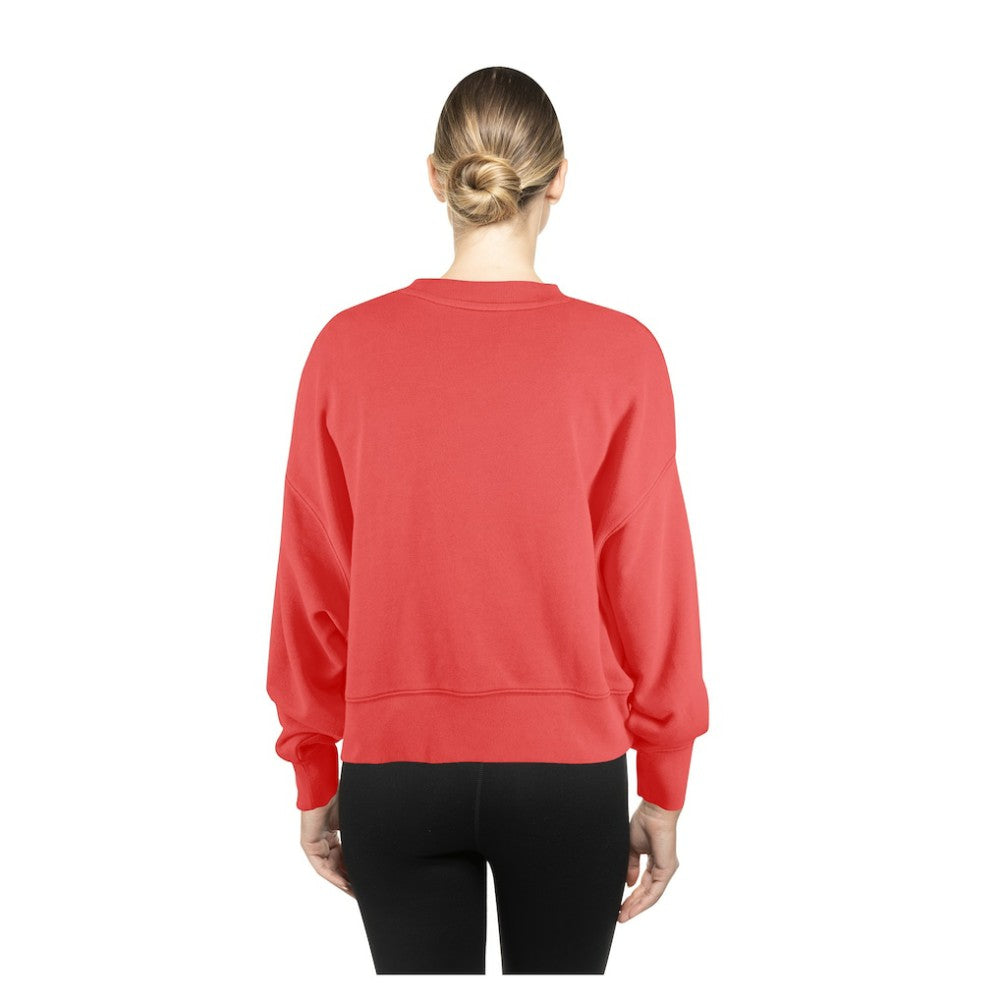 St. Louis Cardinals New Era Women's Boxy Mineral Wash Dolmen Sleeve Cropped Sweatshirt Online