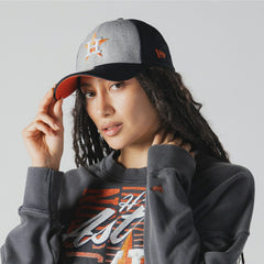 Houston Astros New Era Women's Boxy Mineral Wash Dolmen Sleeve Cropped Sweatshirt Sale