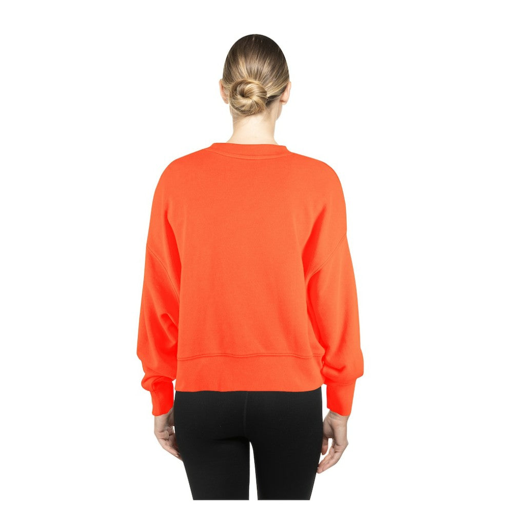 San Francisco Giants New Era Women's Boxy Mineral Wash Dolmen Sleeve Cropped Sweatshirt Outlet