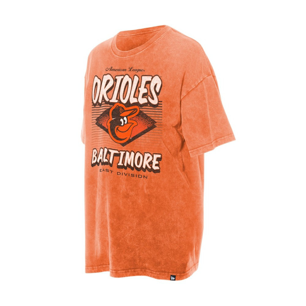Baltimore Orioles New Era Women's Mineral Wash Oversized T-Shirt Outlet