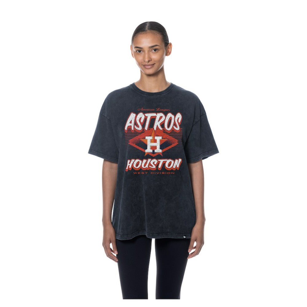 Houston Astros New Era Women's Mineral Wash Oversized T-Shirt Online