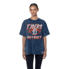 Detroit Tigers New Era Women's Mineral Wash Oversized T-Shirt Discount