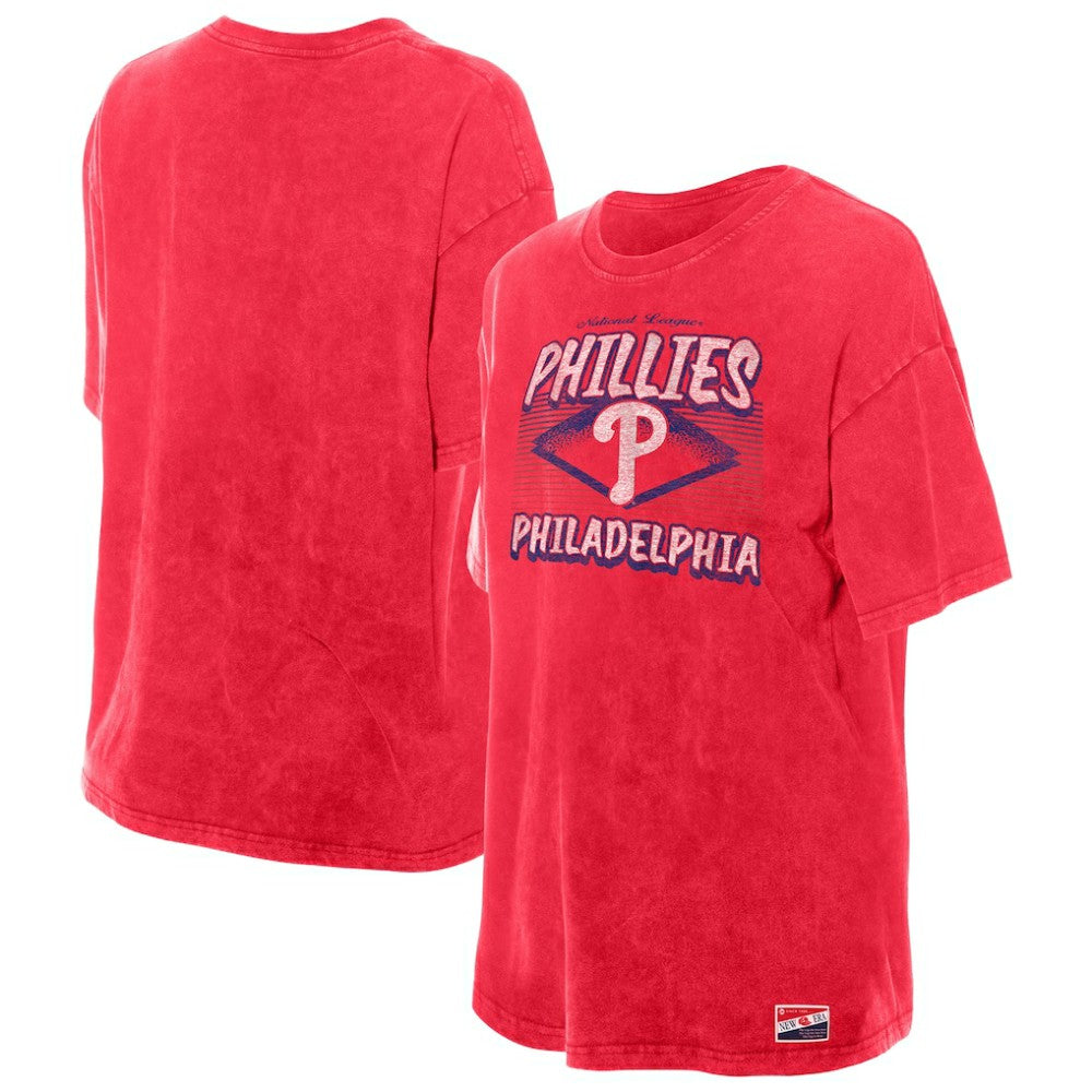 Philadelphia Phillies New Era Women's Mineral Wash Oversized T-Shirt Near Me