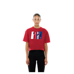 Philadelphia Phillies New Era Women's Boxy Foil Logo T-Shirt for sale