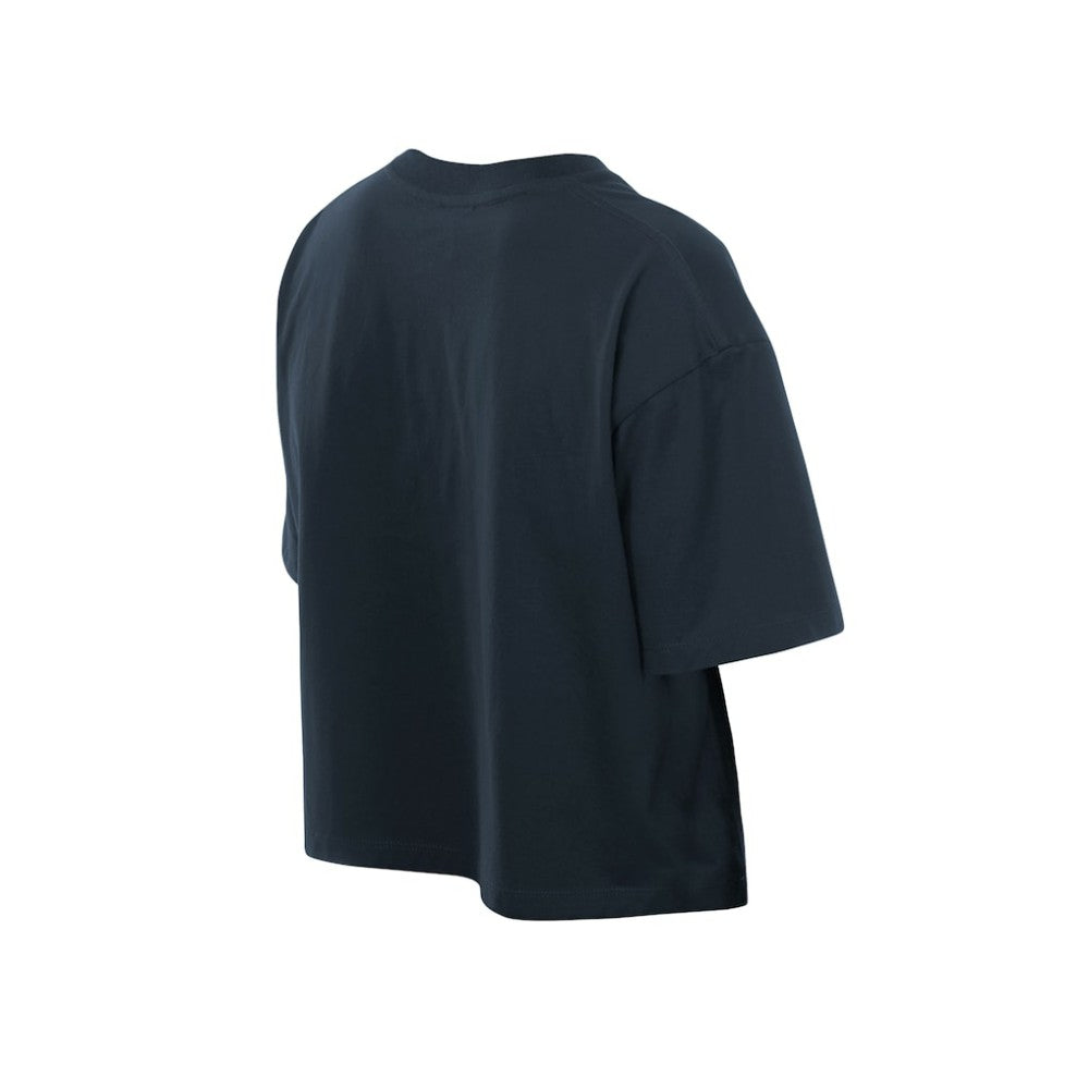 Atlanta Braves New Era Women's Boxy Foil Logo T-Shirt Sale