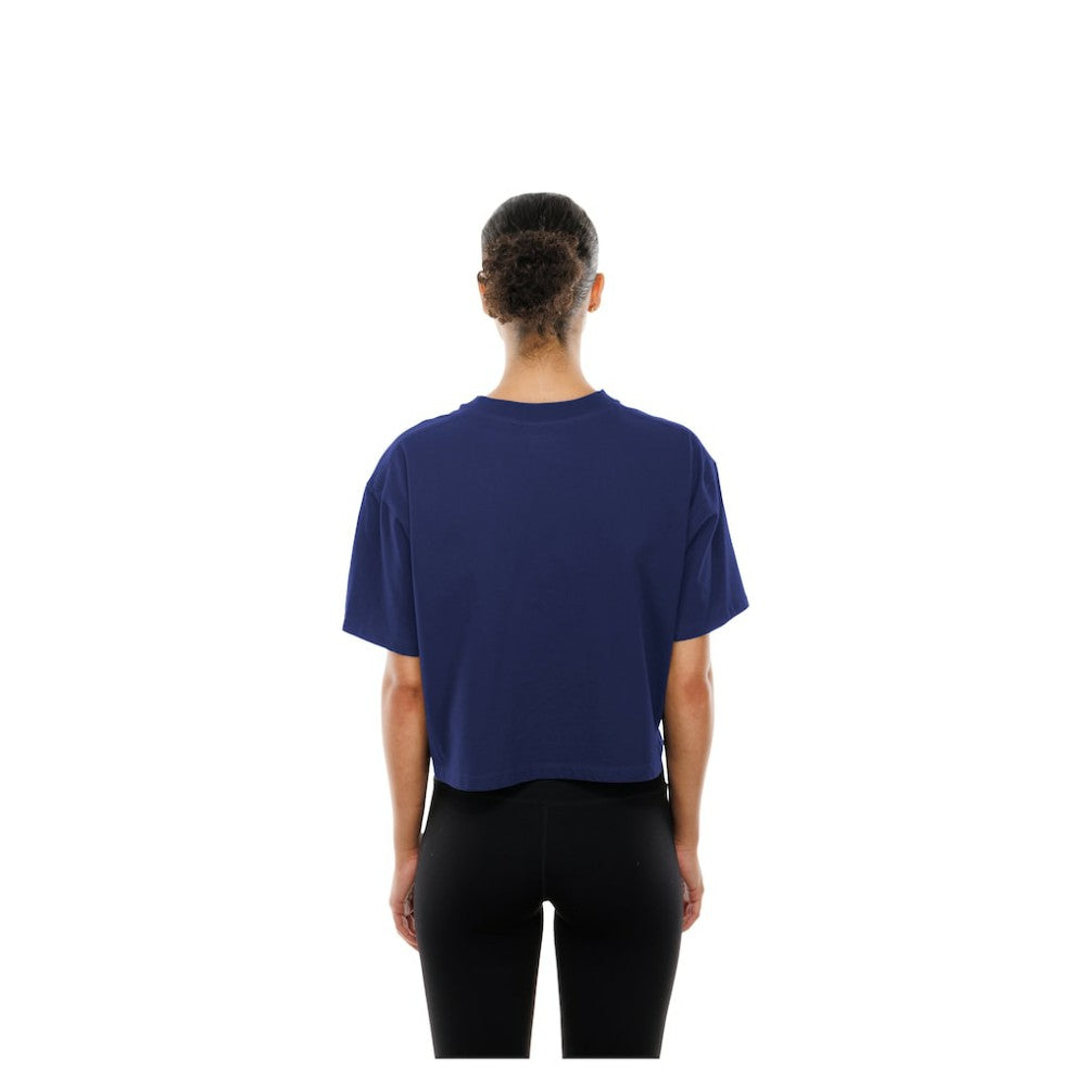 Los Angeles Dodgers New Era Women's Boxy Foil Logo T-Shirt Near Me