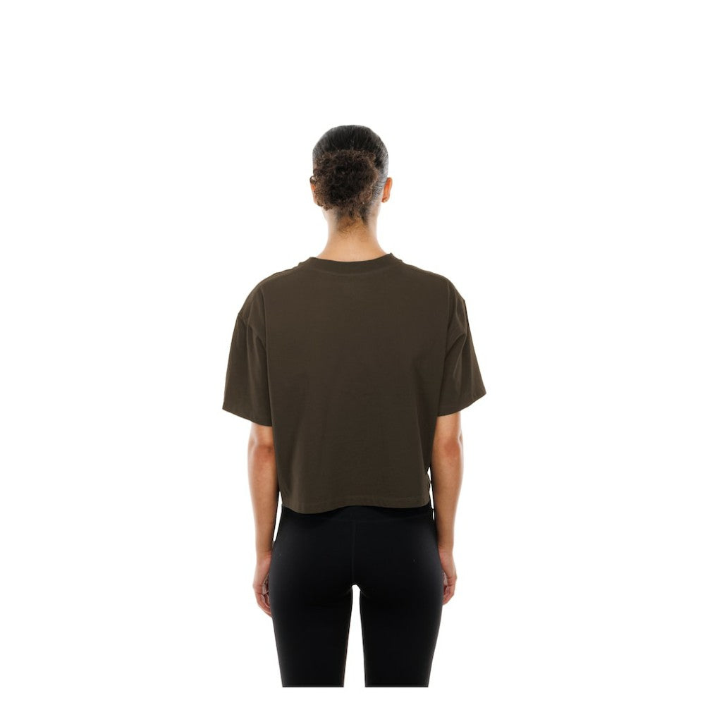 San Diego Padres New Era Women's Boxy Foil Logo T-Shirt Near Me