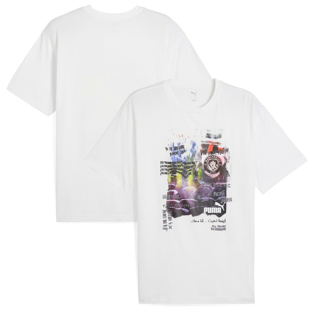 Puma - Manchester City ftblNRGY+ T-Shirt - White