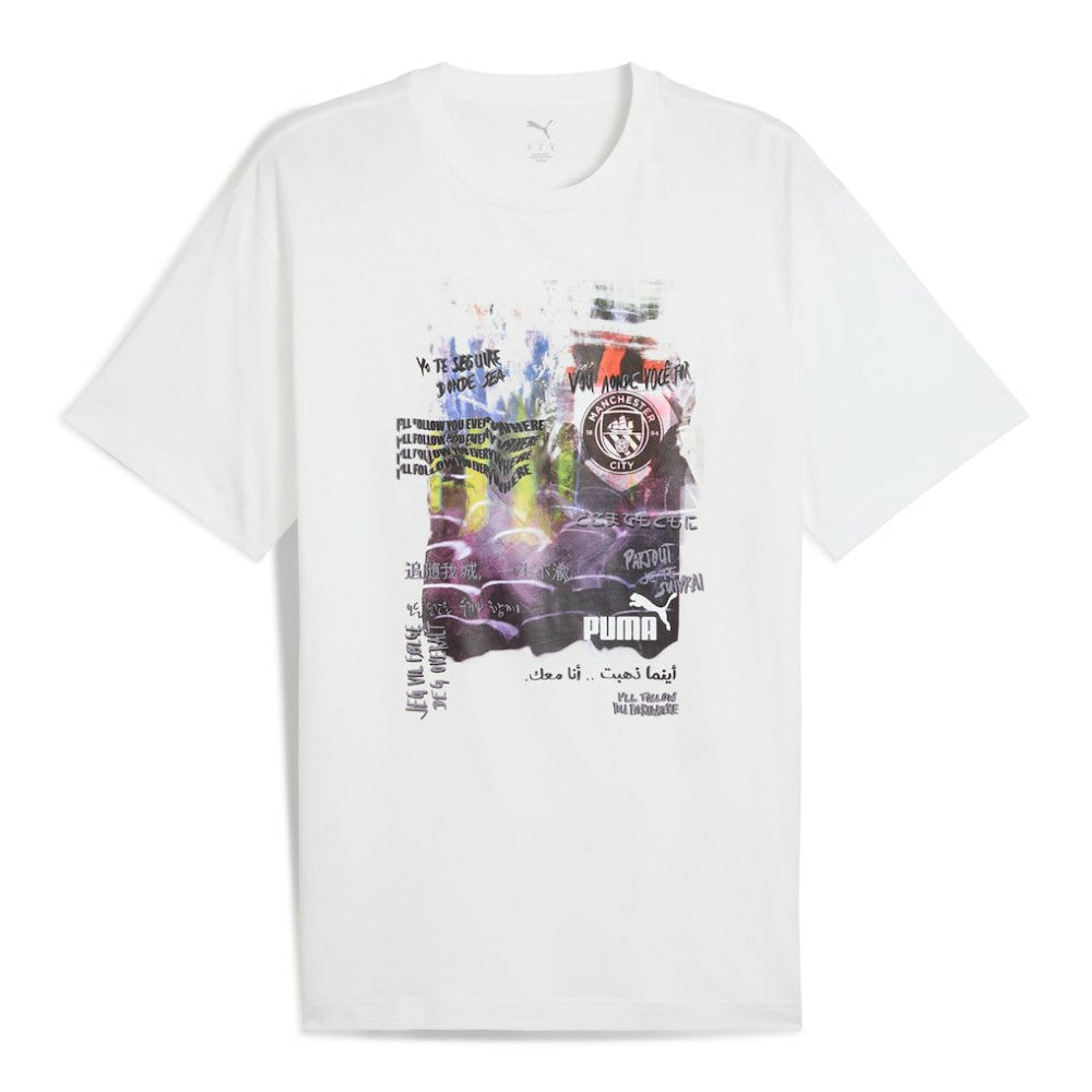 Puma - Manchester City ftblNRGY+ T-Shirt - White