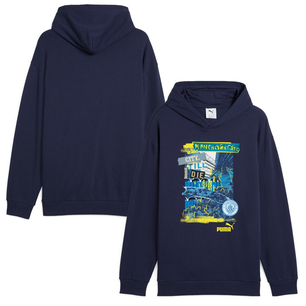 Puma - Manchester City ftblNRGY+ Pullover Hoodie - Navy