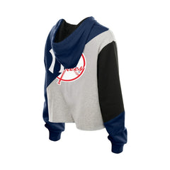New York Yankees New Era Women's Upcycled Color Block Cropped Boxy Hoodie Online