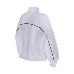New Era Denver Broncos Female Adult White Functional Fandom Quarter-Zip Sweatshirt - NFL