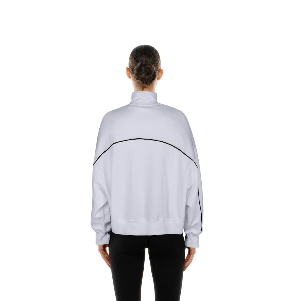 New Era Pittsburgh Steelers Female Adult White Functional Fandom Quarter-Zip Sweatshirt - NFL