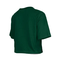 Green Bay Packers New Era Girl's Flip Sequin Boxy T-Shirt - Green - NFL