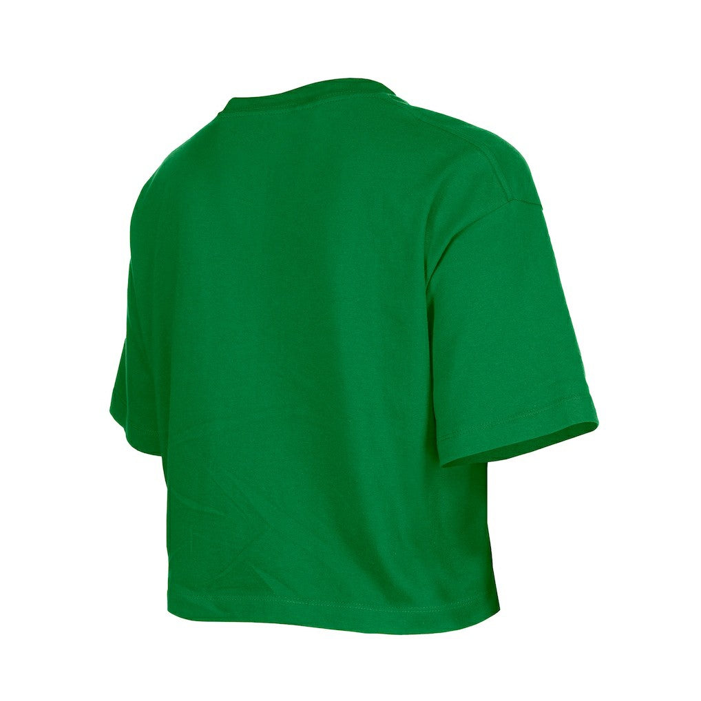 Philadelphia Eagles New Era Girl's Flip Sequin Boxy T-Shirt - Kelly Green - NFL