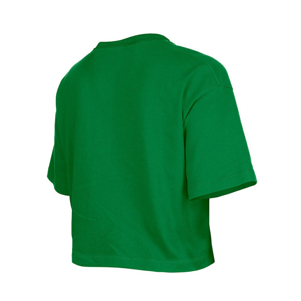 Philadelphia Eagles New Era Girl's Flip Sequin Boxy T-Shirt - Kelly Green - NFL