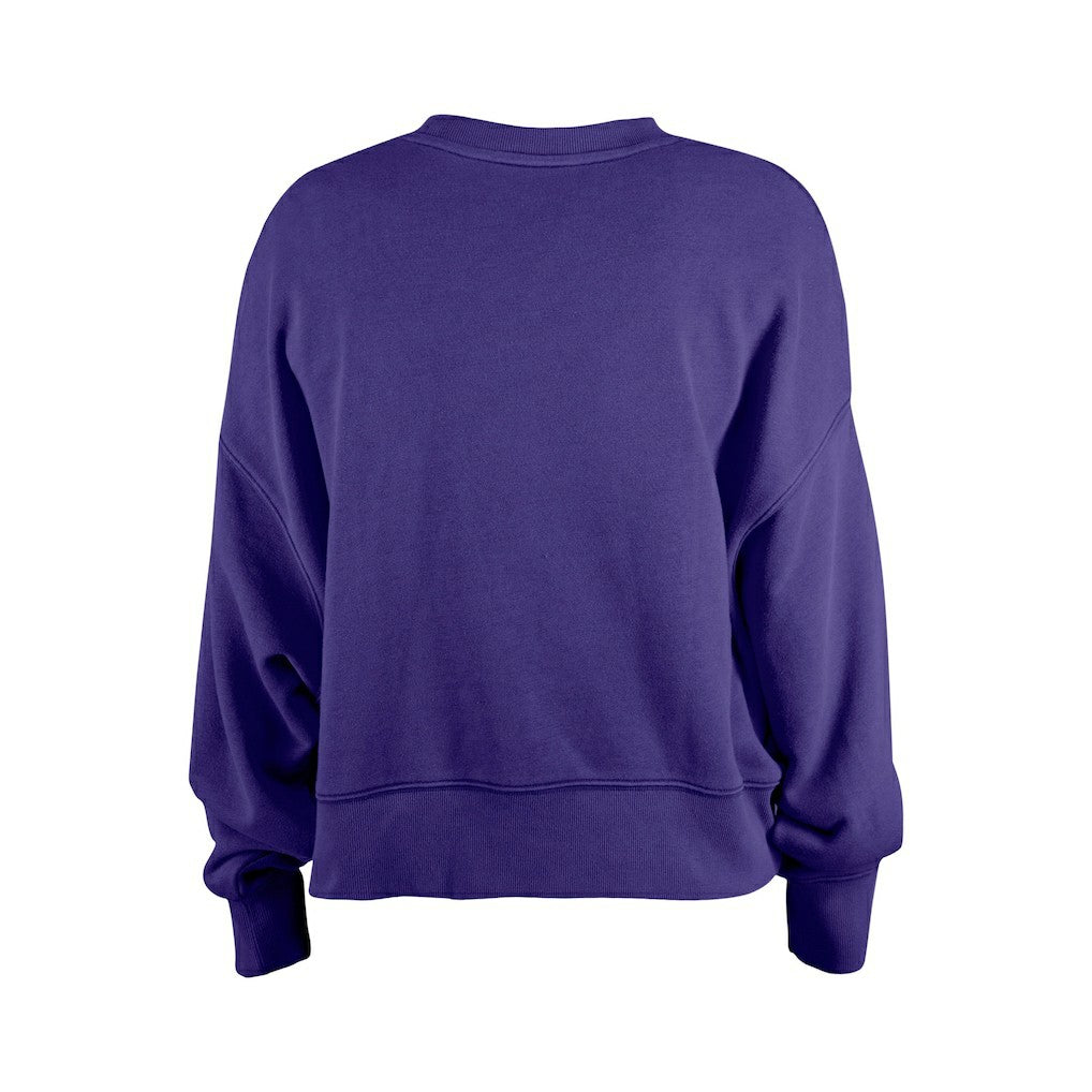 Minnesota Vikings New Era Girl's Flip Sequin Sweatshirt - Purple - NFL
