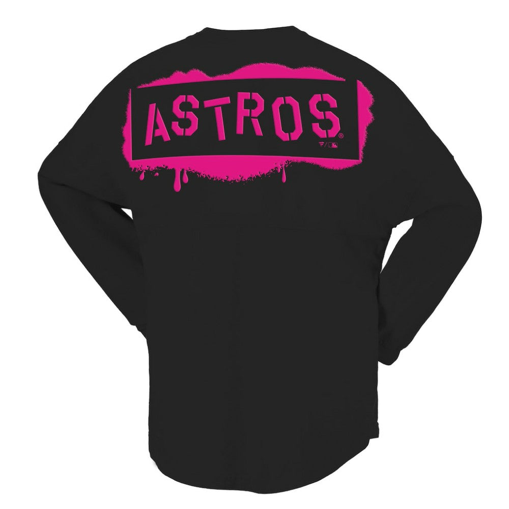 Houston Astros Fanatics Women's Neon Jersey Long Sleeve T-Shirt Online