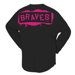 Atlanta Braves Fanatics Women's Neon Jersey Long Sleeve T-Shirt Online