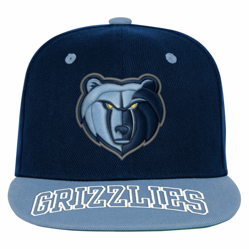 Memphis Grizzlies Outerstuff Youth Two-Tone Snapback Hat Navy/Light Blue