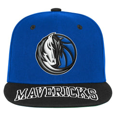 Dallas Mavericks Outerstuff Youth Two-Tone Snapback Hat Blue/Black