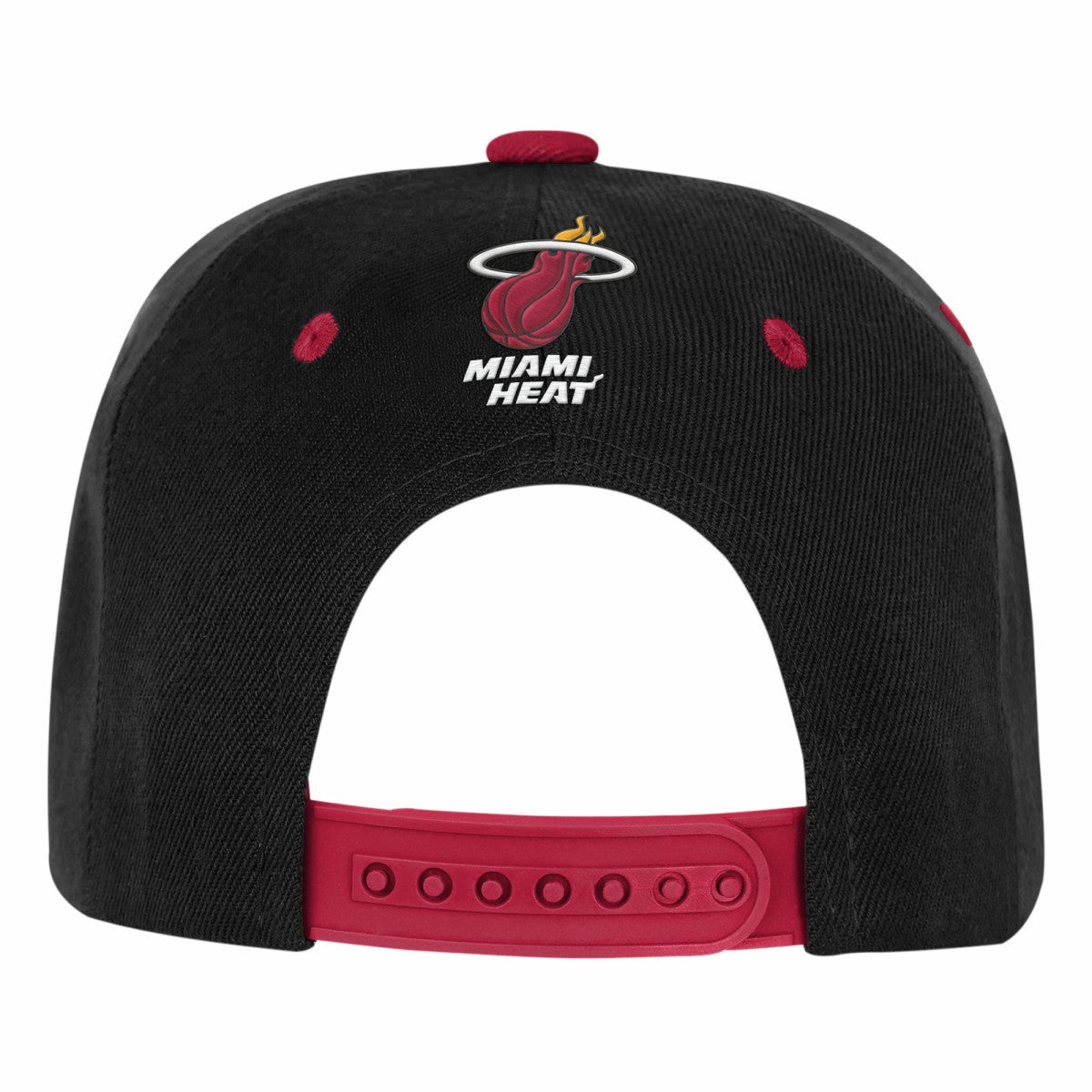 Miami Heat Outerstuff Youth Two-Tone Snapback Hat Black/Red