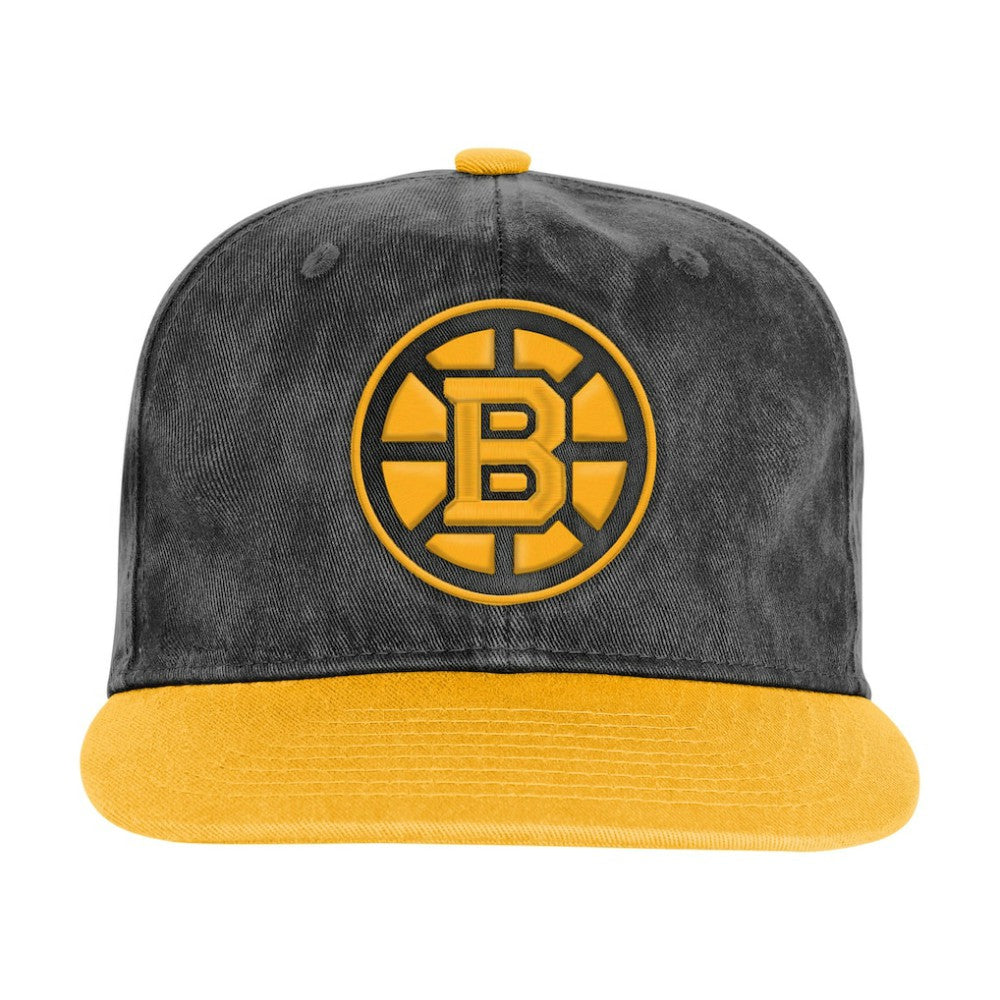Boston Bruins Outerstuff Youth True Retro Deadstock Adjustable Hat - Black/Gold | NHL online