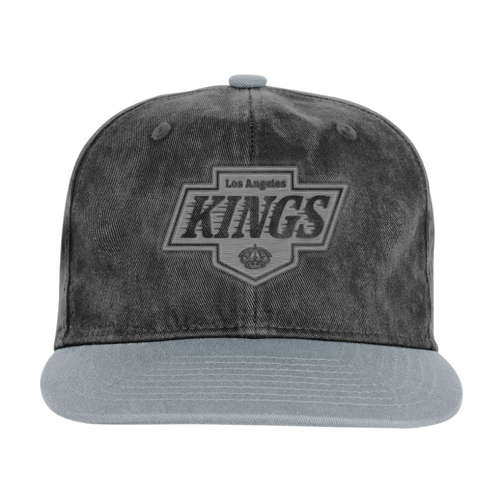 Los Angeles Kings Outerstuff Youth True Retro Deadstock Adjustable Hat - Black/Silver | NHL online
