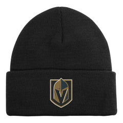Vegas Golden Knights Outerstuff Youth 2.0 Essential Cuffed Knit Hat - Black | NHL sale