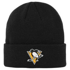 Pittsburgh Penguins Outerstuff Youth 2.0 Essential Cuffed Knit Hat - Black | NHL near me