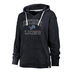 Detroit Lions '47 Women's Plus Size Clarity Kennedy Pullover Hoodie - Navy - 47 brand