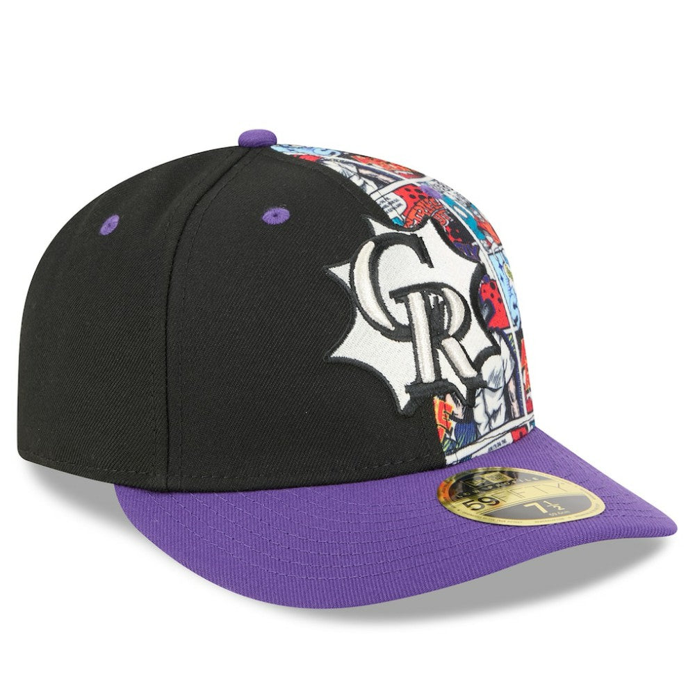 Colorado Rockies New Era 2025 MLB Diamond Hero Edition Low Profile 59FIFTY Fitted Hat Sale