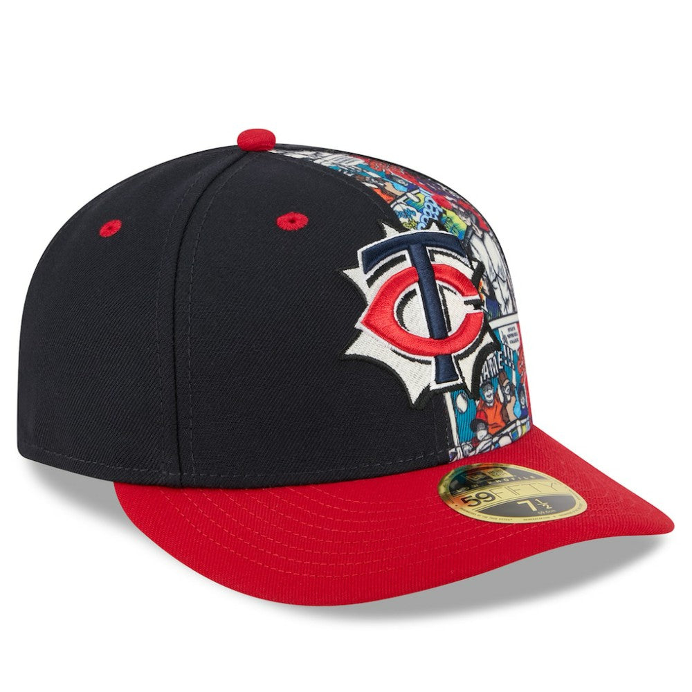 Minnesota Twins New Era 2025 MLB Diamond Hero Edition Low Profile 59FIFTY Fitted Hat for sale