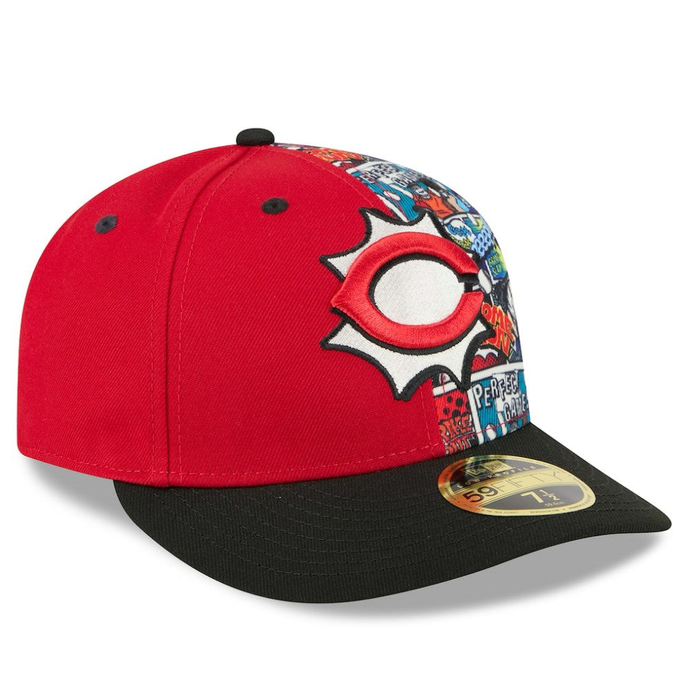 Cincinnati Reds New Era 2025 MLB Diamond Hero Edition Low Profile 59FIFTY Fitted Hat Outlet