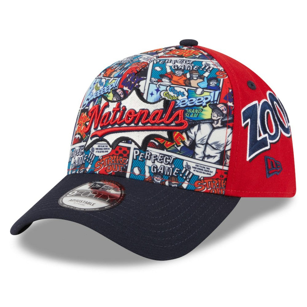 Washington Nationals New Era Youth 2025 MLB Diamond Hero Edition A-Frame 9FORTY Adjustable Hat Discount