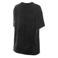 New Era Chicago Bulls Women's Throwback Mineral Wash Oversized T-Shirt Black