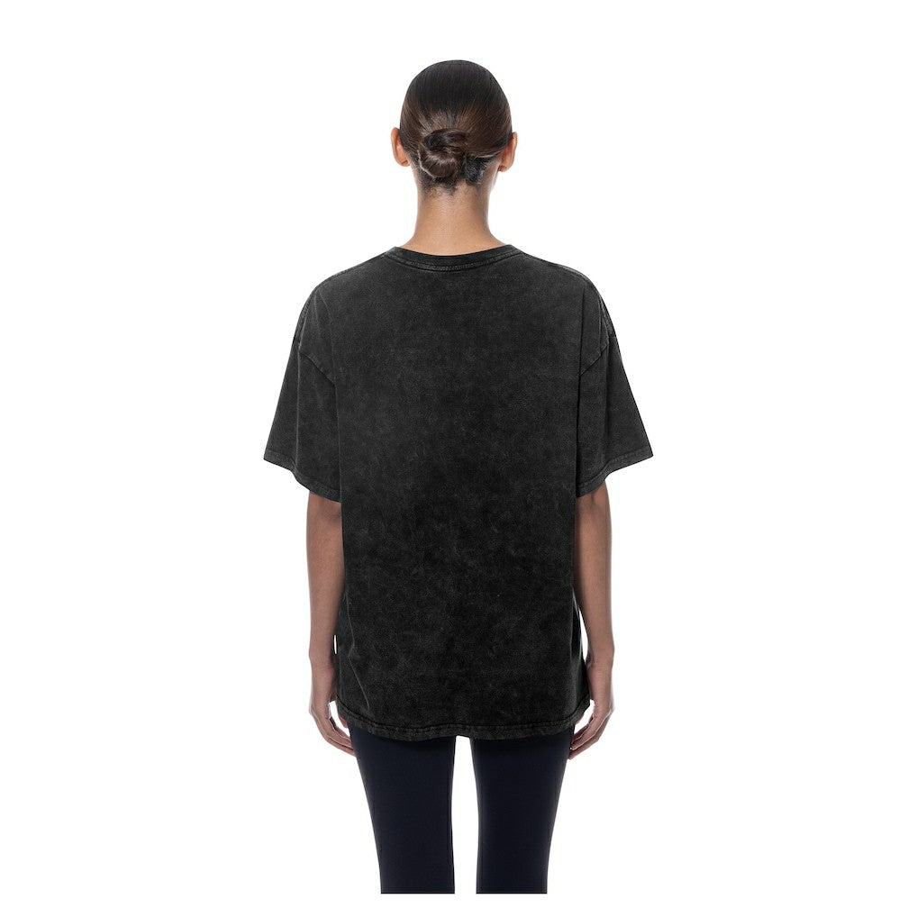 New Era Boston Celtics Women's Throwback Mineral Wash Oversized T-Shirt Black