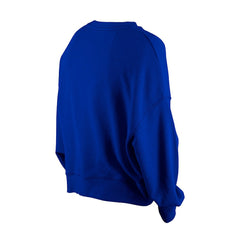 New Era Golden State Warriors Women's Boxy Throwback Mineral Wash Sweatshirt Royal